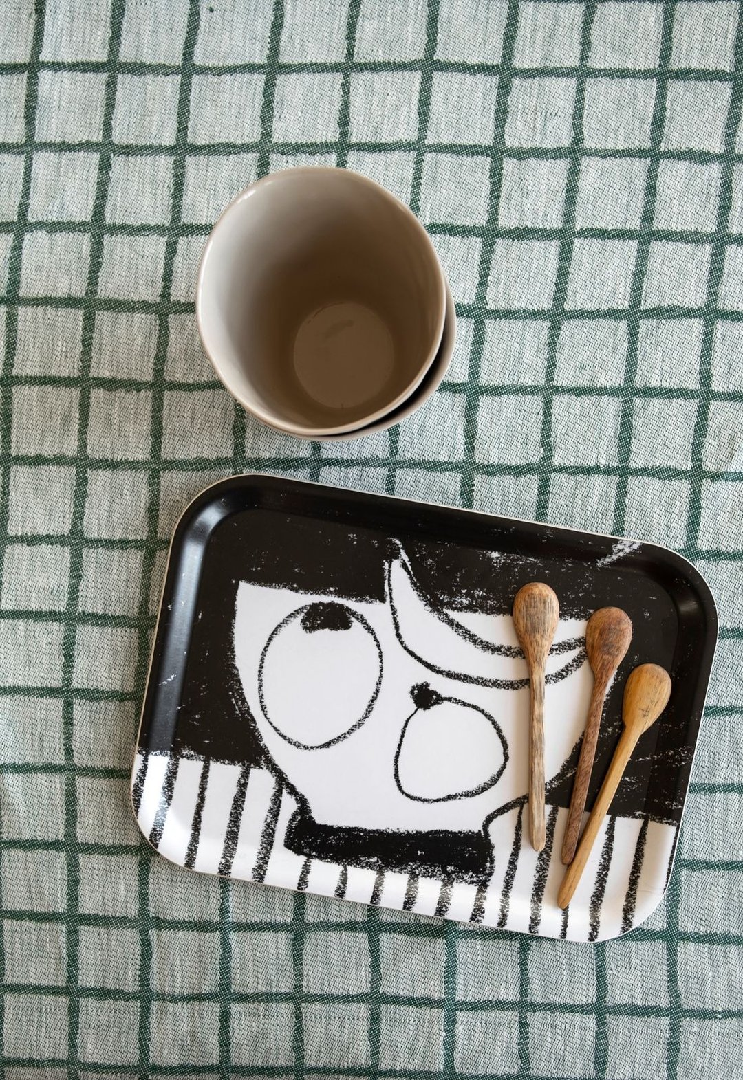 方型托盘- STILLEBEN SMALL TRAY (27 X 20 cm) - 托盘/砧板 - 木头 黑色