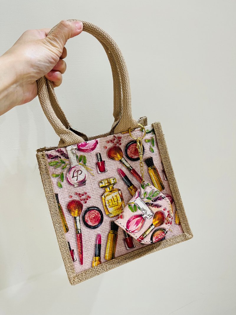 麻布袋组 春晓救命零钱包 巧小包 便当袋 感应 皮革 蝶古巴特 - 零钱包 - 棉．麻 卡其色