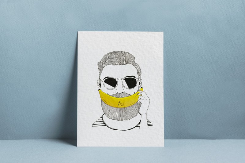 1061 | 笑 Laugh | 明信片 | - 卡片/明信片 - 纸 