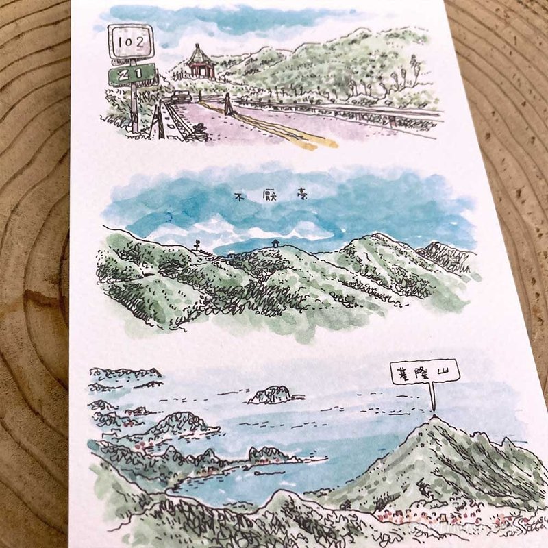 慢漫生活明信片－不厌亭 - 卡片/明信片 - 纸 