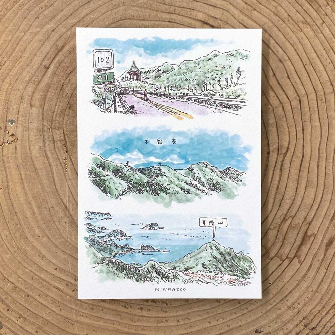 慢漫生活明信片－不厌亭 - 卡片/明信片 - 纸 