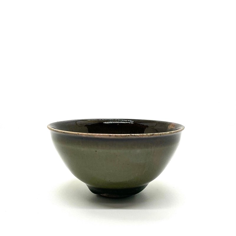 【唯一手作】柴烧 墨玉茶碗 Jade002 - 茶具/茶杯 - 其他材质 