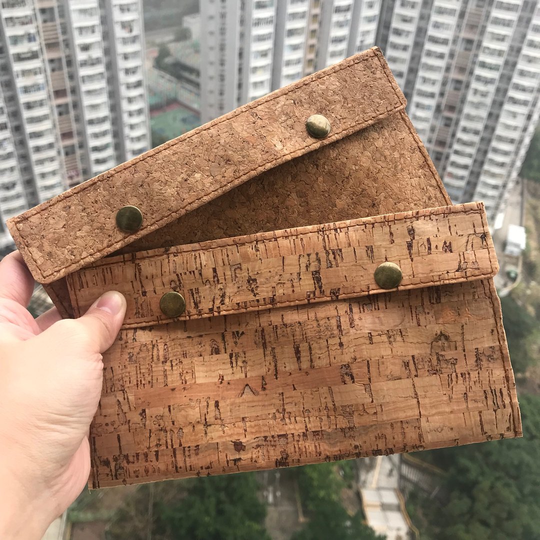 新/旧口罩保存两用袋 - 化妆包/杂物包 - 软木/水松木 