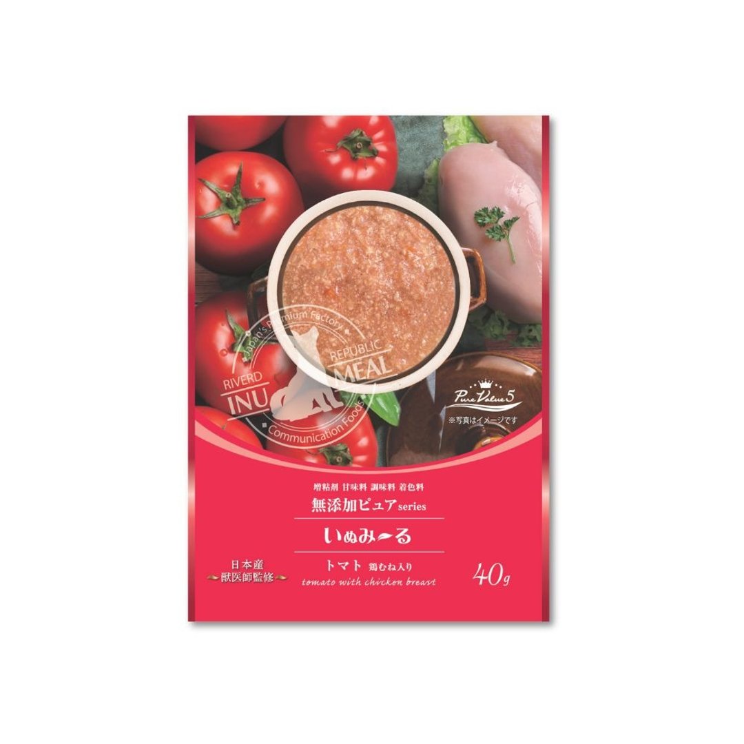 【Riverd Republic】犬用纯食佐餐包 - 鸡胸炖番茄 - 零食/点心 - 其他材质 红色