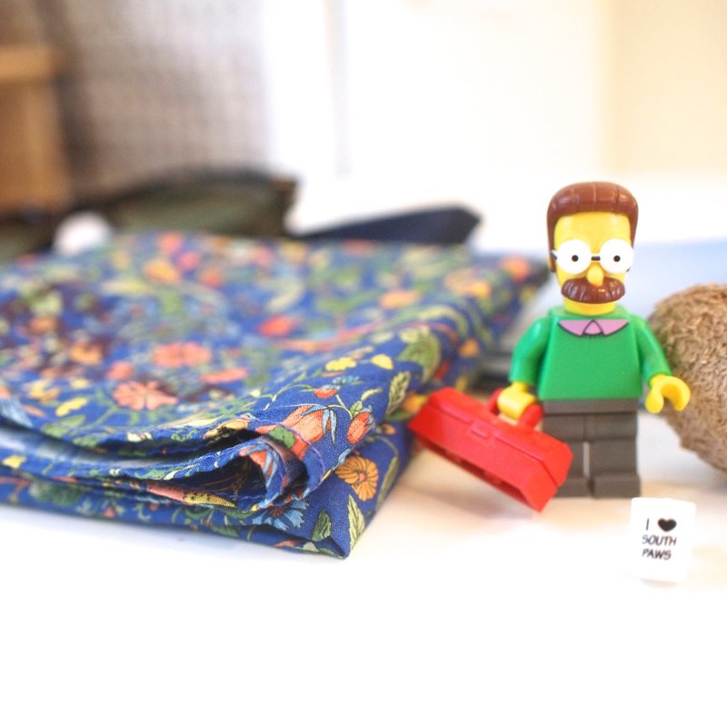 伦敦LIBERTY U.K. handkerchieves 英国优质多用途手帕 - 手帕/方巾 - 棉．麻 蓝色