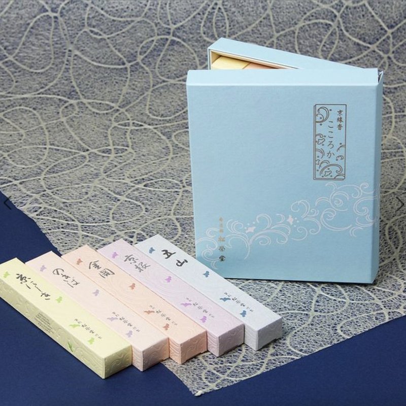 精选京线香礼盒  五小盒入  白檀系列 - 香薰/精油/线香 - 其他材质 