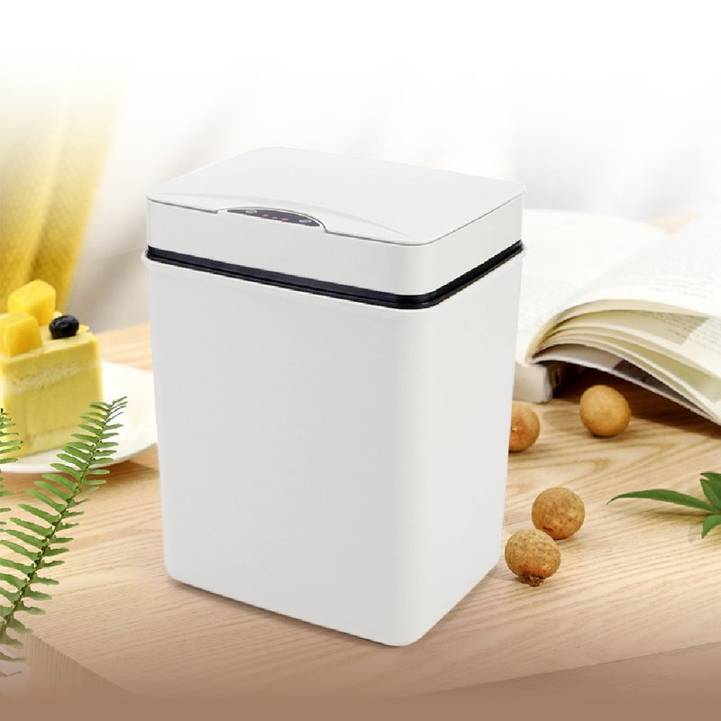 KINYO 智慧感应垃圾桶 15L EGC-1250 - 垃圾桶 - 塑料 白色