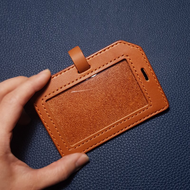 天然牛皮革横直式两用证件套_棕色 - 证件套/卡套 - 真皮 咖啡色