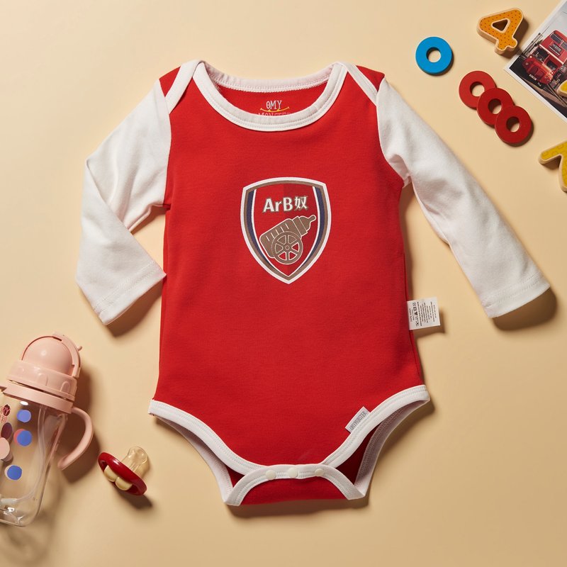 OMYMONSTER Ar B 奴 包屁衣 - 包屁衣/连体衣 - 棉．麻 红色