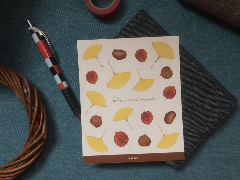 【Chüchü's】Fall in love with moments 贴纸 - 贴纸 - 纸 多色