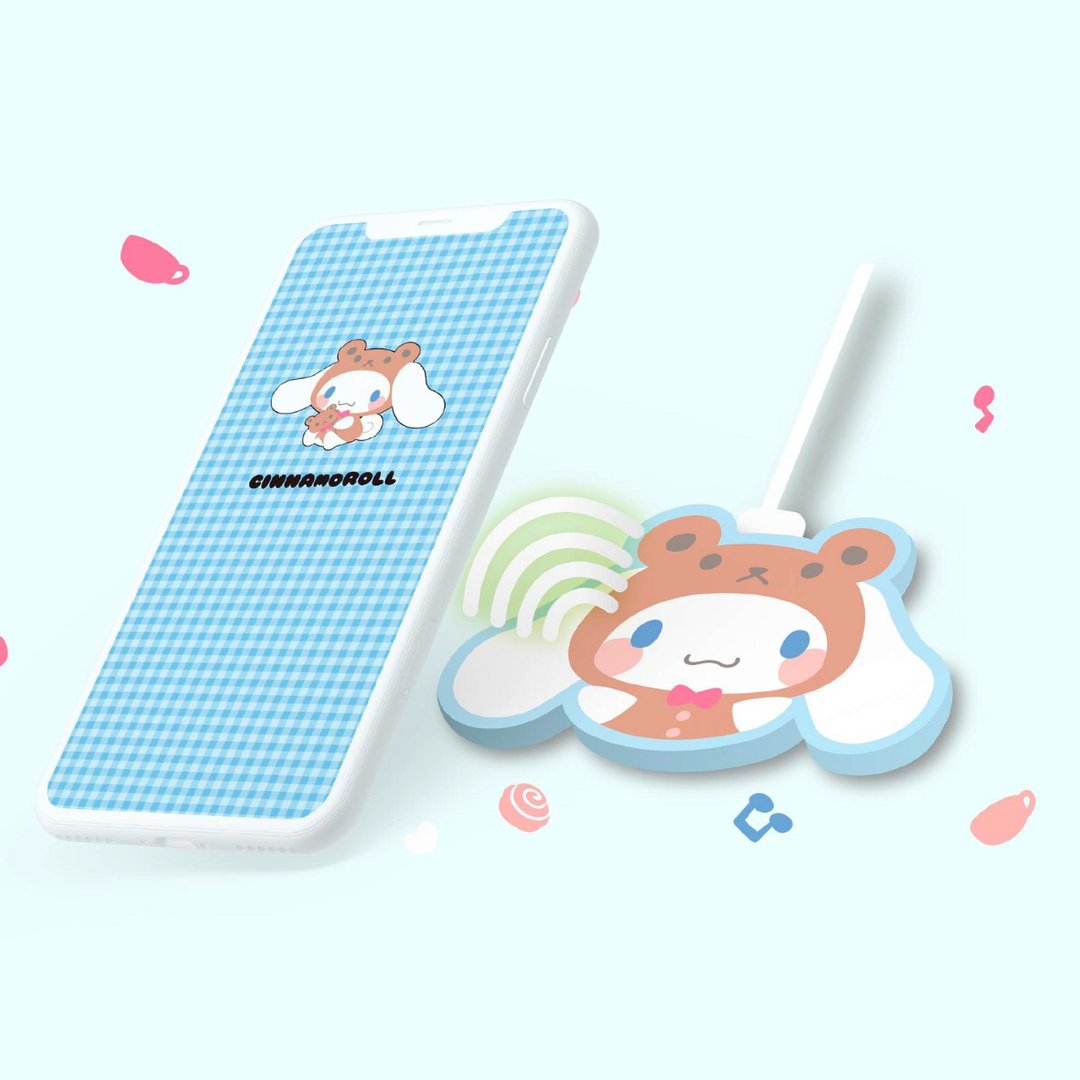 Cinnamoroll x thecoopidea 15W 快速无线充电垫 - 数码小物 - 其他材质 白色