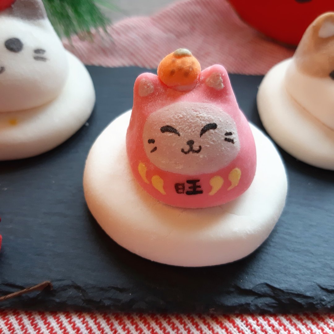 【新春限定】猫猫狗狗一起来拜年! - 蛋糕/甜点 - 新鲜食材 红色