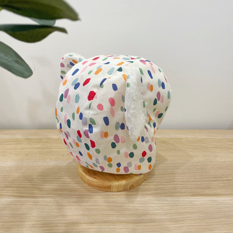 【现货】・儿童帽子・熊帽・水彩笔款 - 婴儿帽/发带 - 棉．麻 多色