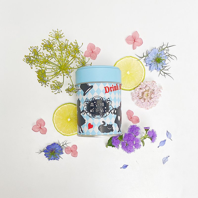 【任选二罐】| 提升保健 |热带风情果茶・无咖啡因助眠茶・可冷泡 - 茶 - 新鲜食材 蓝色