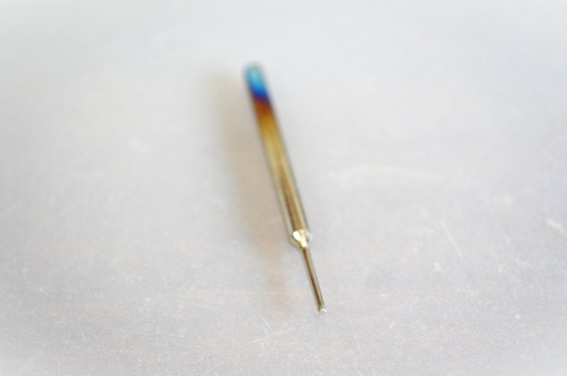 钛金属 平营销钉 =约1.4mm・钛制销钉冲=订制生产・钛制工具 - 零件/散装材料/工具 - 其他金属 多色