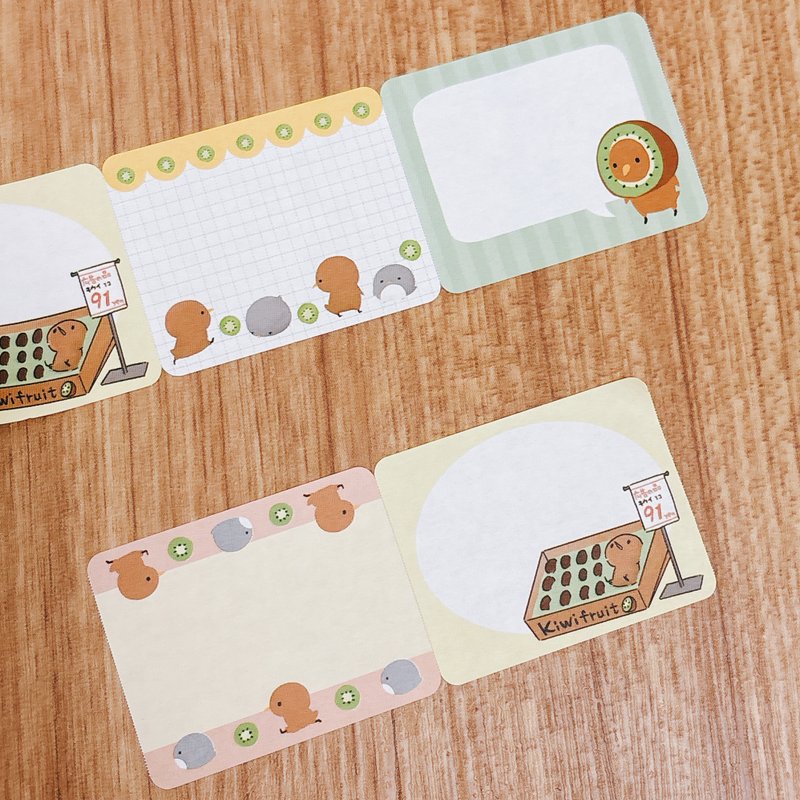 奇异鸟 卷筒式便利贴 - 便条纸/标签贴 - 纸 多色