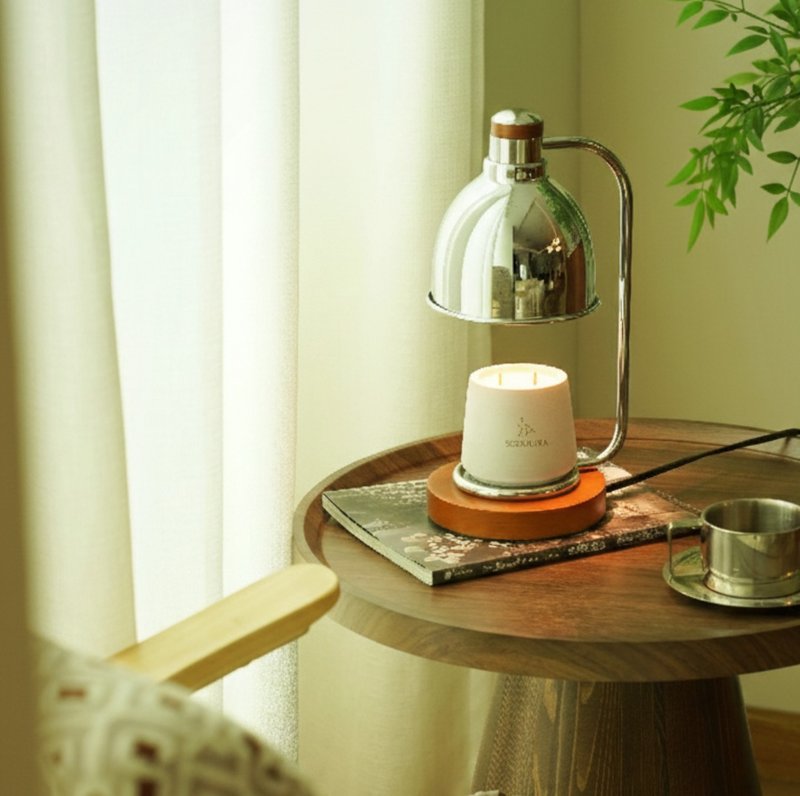 原木融蜡灯(融烛灯/蜡烛暖灯)-可调光可定时 - 蜡烛/烛台 - 其他材质 