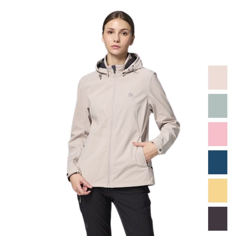 【Wildland 荒野】弹性超轻三层山旅机能外套 女 W2903 - 女装休闲/机能外套 - 聚酯纤维 白色