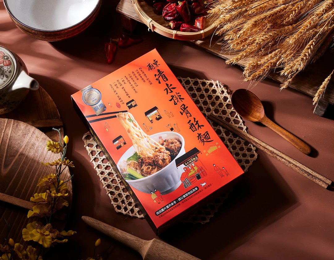 庙东清水排骨酥面/2人份/盒 - 面/面线/米粉 - 新鲜食材 
