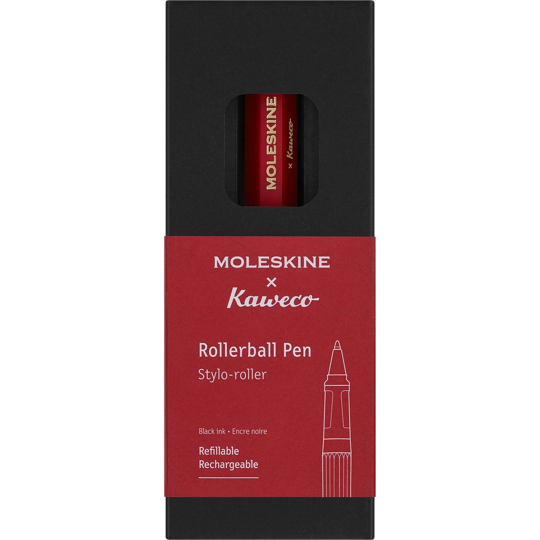 _勿上架_MOLESKINE x Kaweco 中性钢珠笔0.7mm 红 (蓝墨) - 圆珠笔/中性笔 - 塑料 红色