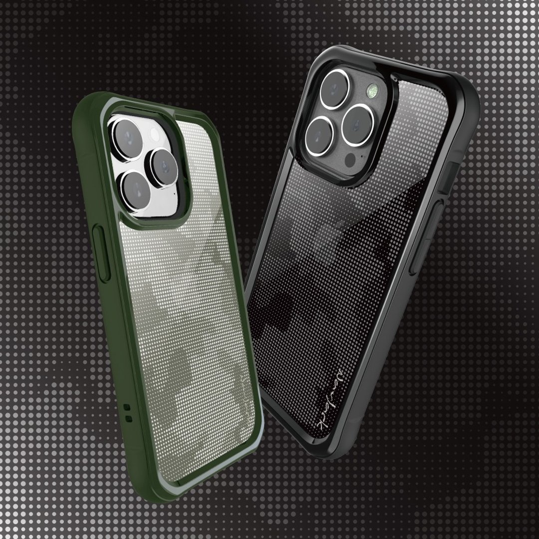 NavJack【玩转系列】│iPhone 14全系列机种6H超硬盾军规防摔壳 - 手机壳/手机套 - 塑料 黑色