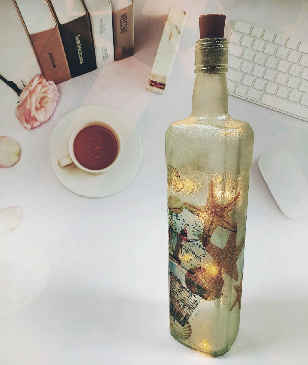 海。思 - 艺术摆饰 / 灯饰 / 疗愈酒瓶灯 - 灯具/灯饰 - 玻璃 