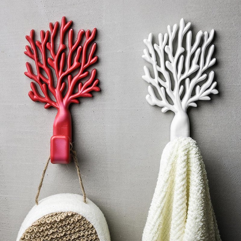 QUALY 珊瑚壁挂 渔网回收再制 - 衣架/挂勾 - 其他材质 多色