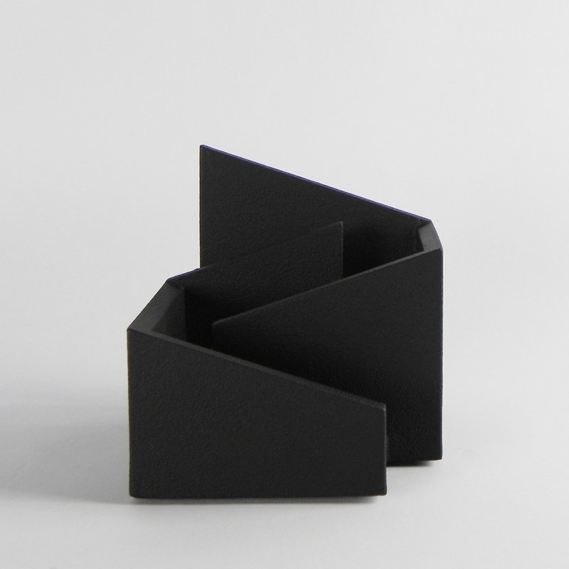 墨岳系列 - 笔筒 - 笔筒/笔座 - 其他材质 黑色