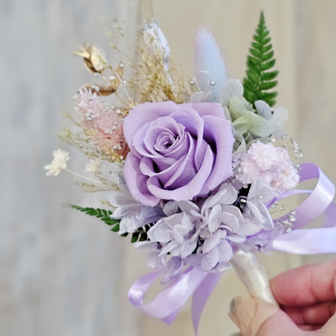 永生胸花 婚礼 伴郎 新郎 颁奖胸花 订制 多色可讨论 快速出货 - 胸花/手腕花 - 植物．花 多色