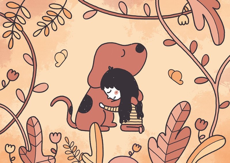 【盲藤手作-有我在】T11 明信片馆内任选三入 - 卡片/明信片 - 纸 粉红色