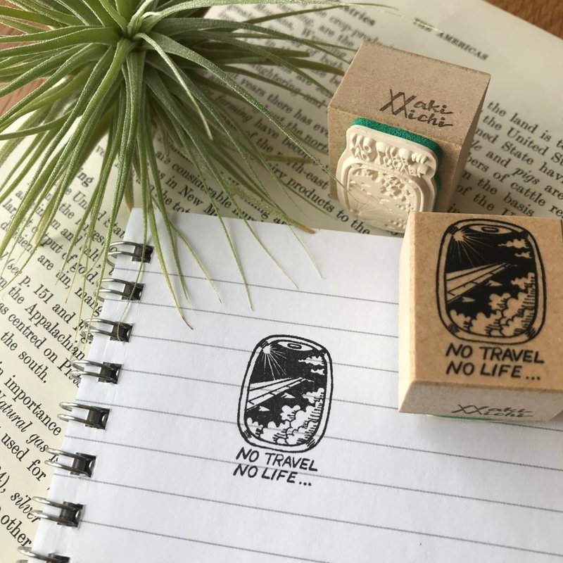 飞机窗上的印章 - 印章/印台 - 橡胶 