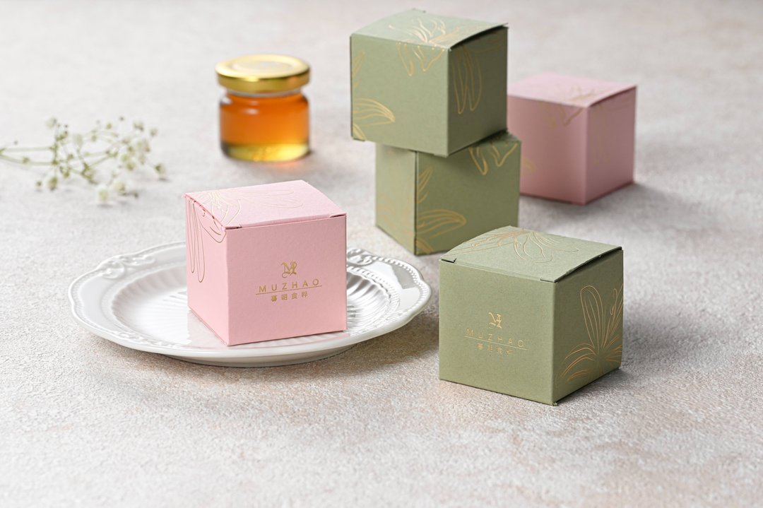 囍蜜 - 玉荷包荔枝蜜礼盒 50g X 60 盒 | 婚礼小物首选 100% 纯蜜 - 果酱/抹酱 - 玻璃 粉红色