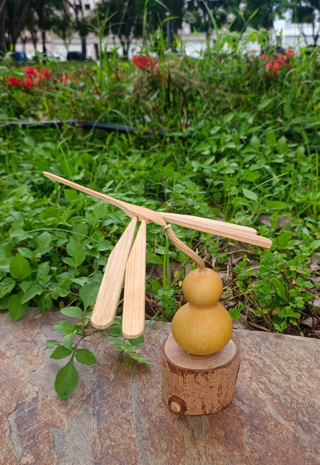 葫芦&平衡蜻蜓疗愈小品 - 摆饰 - 其他材质 
