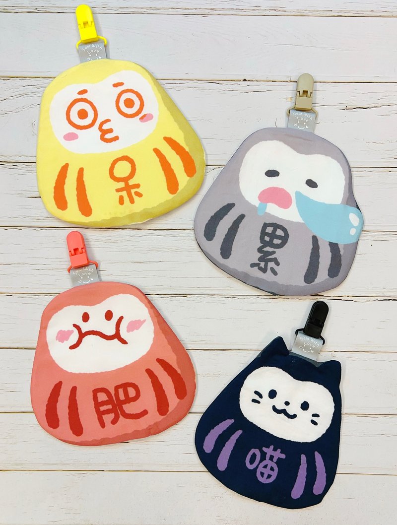 福神手帕夹-系列二 - 围嘴/口水巾 - 棉．麻 