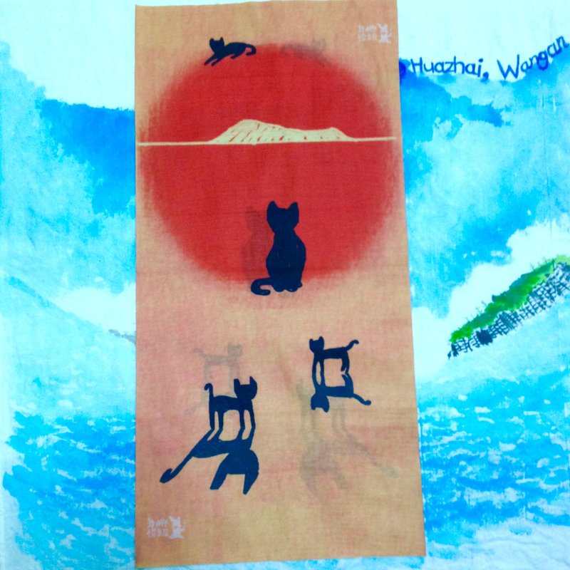 小岛猫的日常系列魔术头巾--向晚 - 其他 - 聚酯纤维 橘色