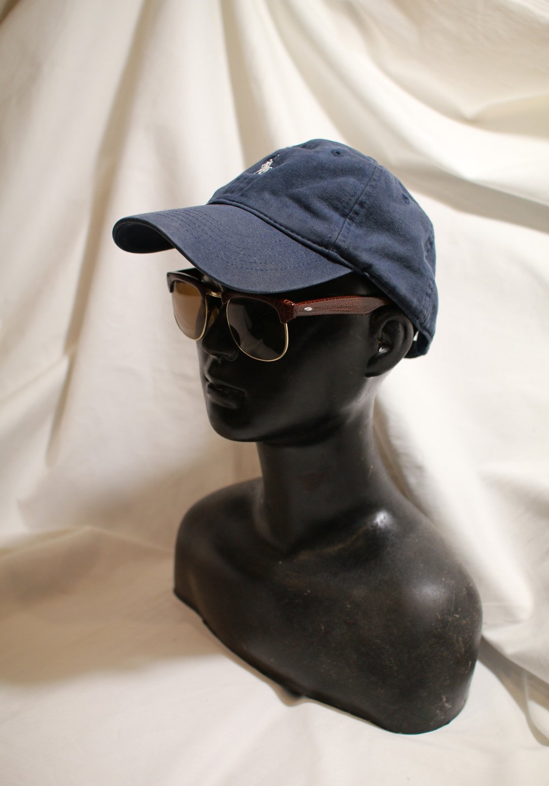 Back to Green:: Polo Ralph Lauren 水洗蓝 vintage hat - 帽子 - 棉 