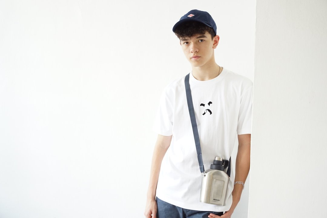 无缝全棉熊猫 T恤 Seamless Panda Tee - 中性连帽卫衣/T 恤 - 棉．麻 白色