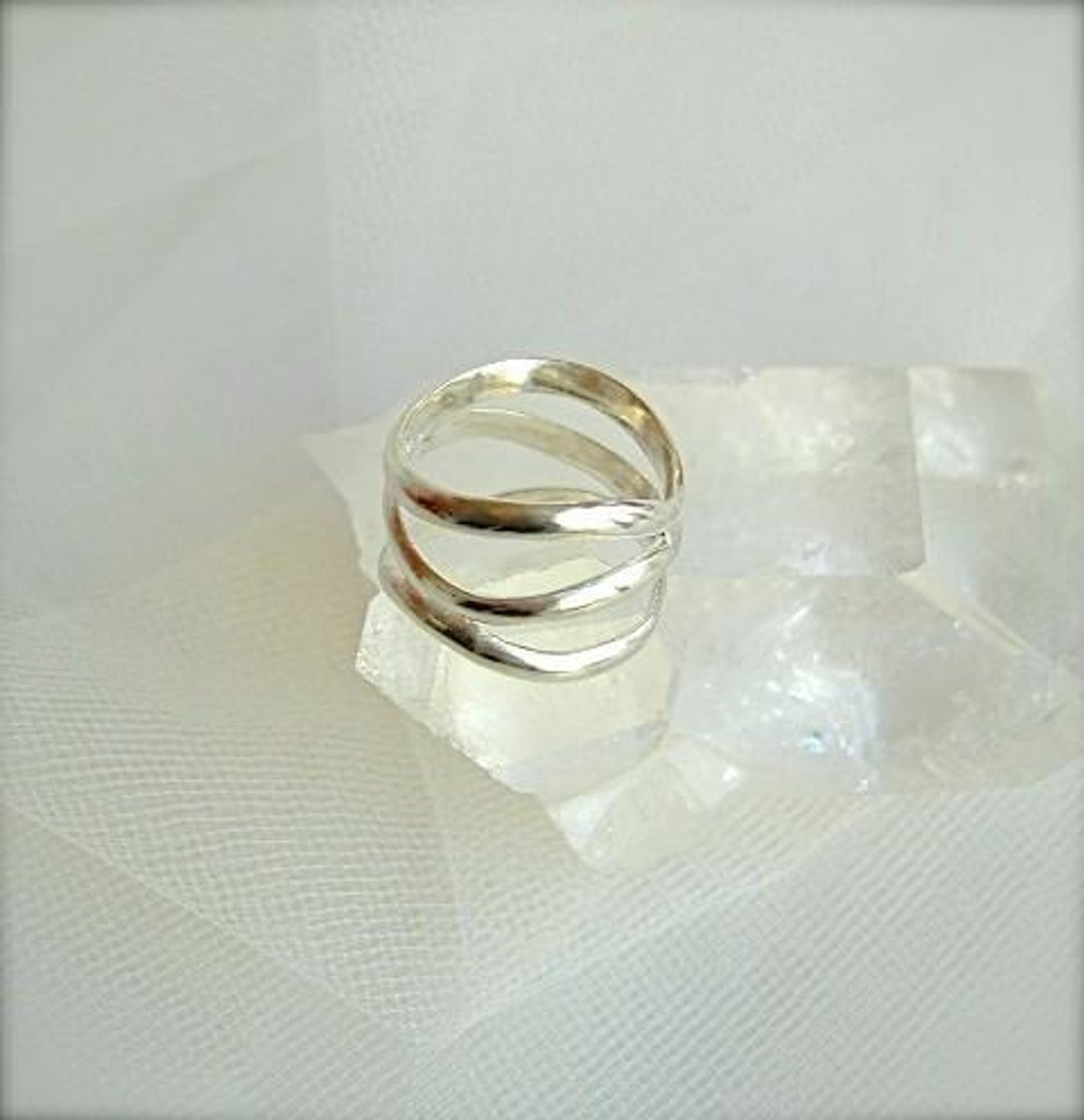 Triple ring / No. 17 - 戒指 - 银 银色