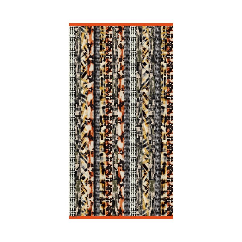 ::真丝棉轻薄大围巾::披肩/裹裙/沙滩巾::多功能百搭::抽象图案 - 丝巾 - 丝．绢 多色