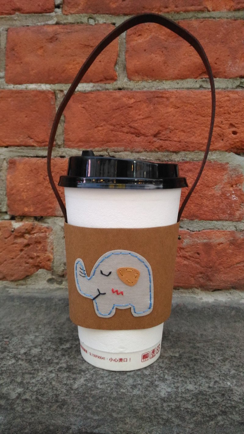 大象杯套(水洗牛皮纸材质) - 其他 - 防水材质 多色