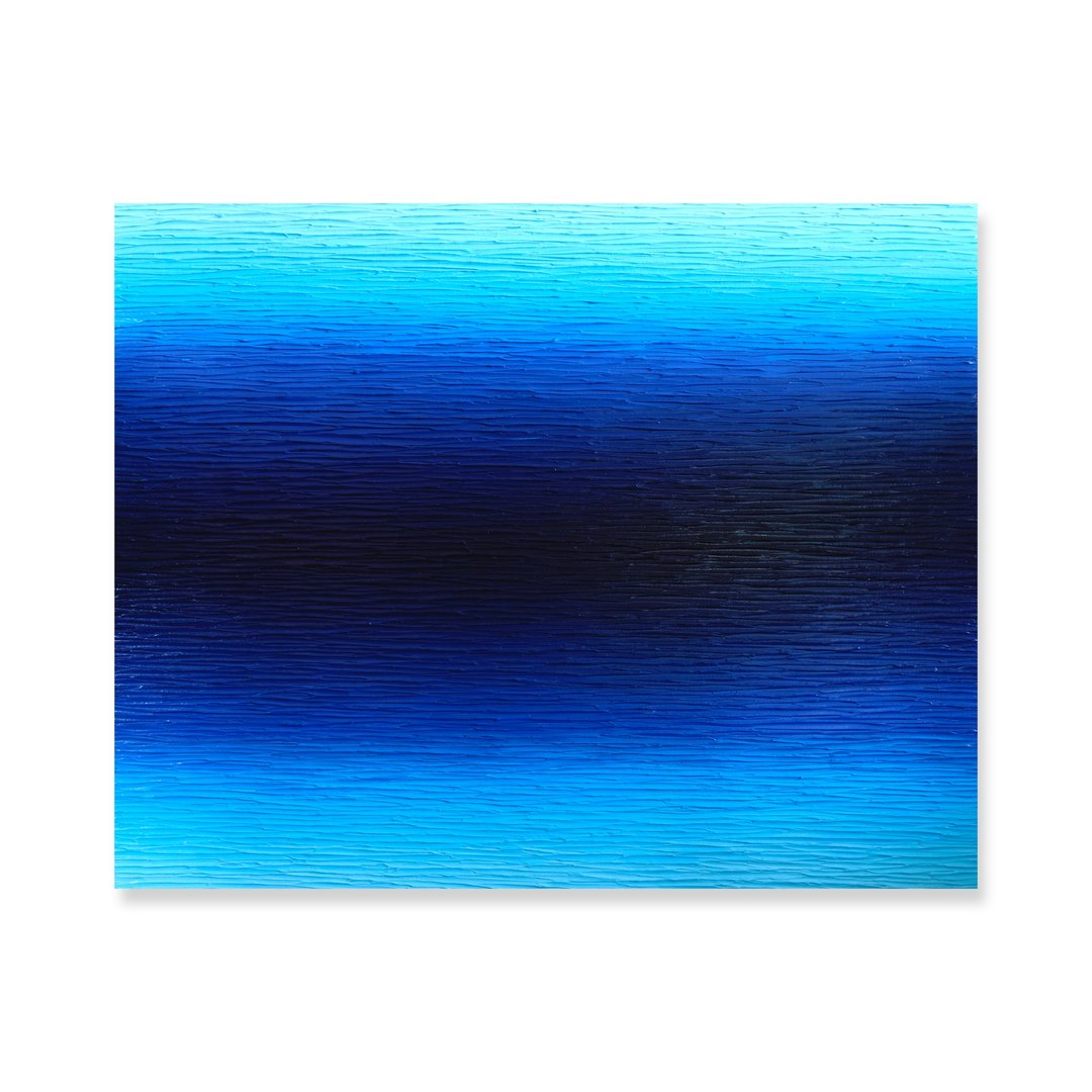【感受大海】绘画-蓝抽象渐变大 - 海报/装饰画/版画 - 压克力 蓝色