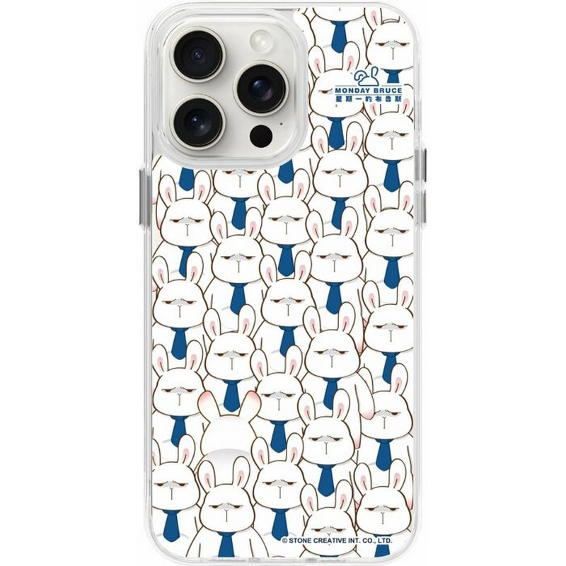 联名系列 Monday Bruce iPhone16 Samsung S25气垫防摔标准手机壳 - 手机壳/手机套 - 塑料 多色