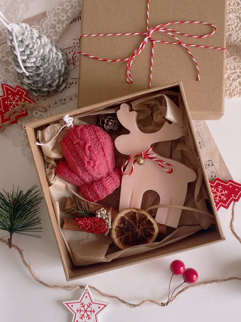 圣诞暖心礼-麋鹿手套 - 蜡烛/烛台 - 蜡 