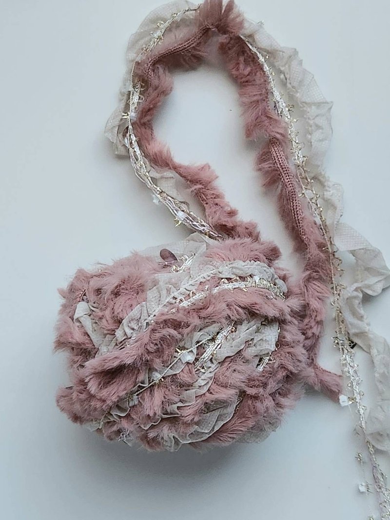 日本混合纱线　560厘米 ( 19.8g ) - 编织/刺绣/羊毛毡/裁缝 - 其他人造纤维 粉红色