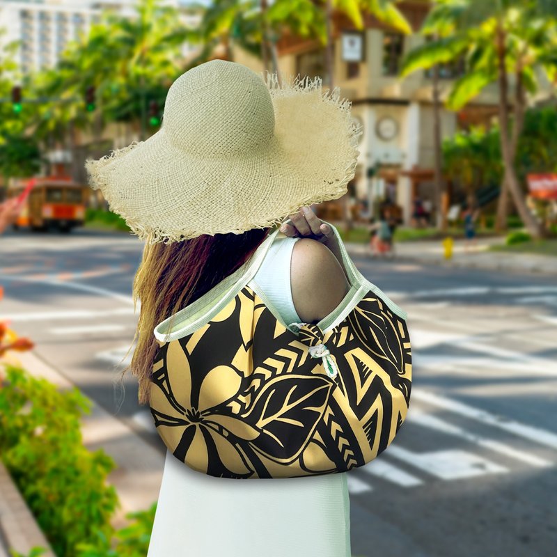 Hawaiian Ohana Bag【L-fit】Kiele - 侧背包/斜挎包 - 棉．麻 多色