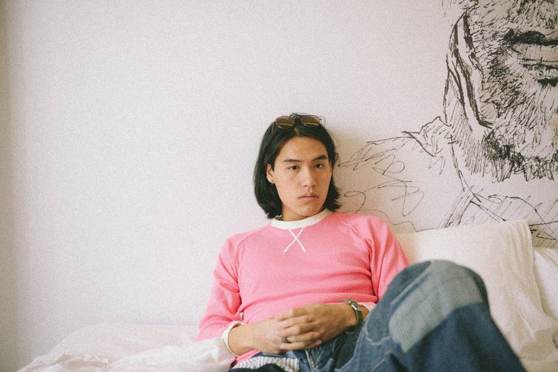 大学Tee/真织衫-粉红色 - 女装 T 恤 - 棉．麻 粉红色