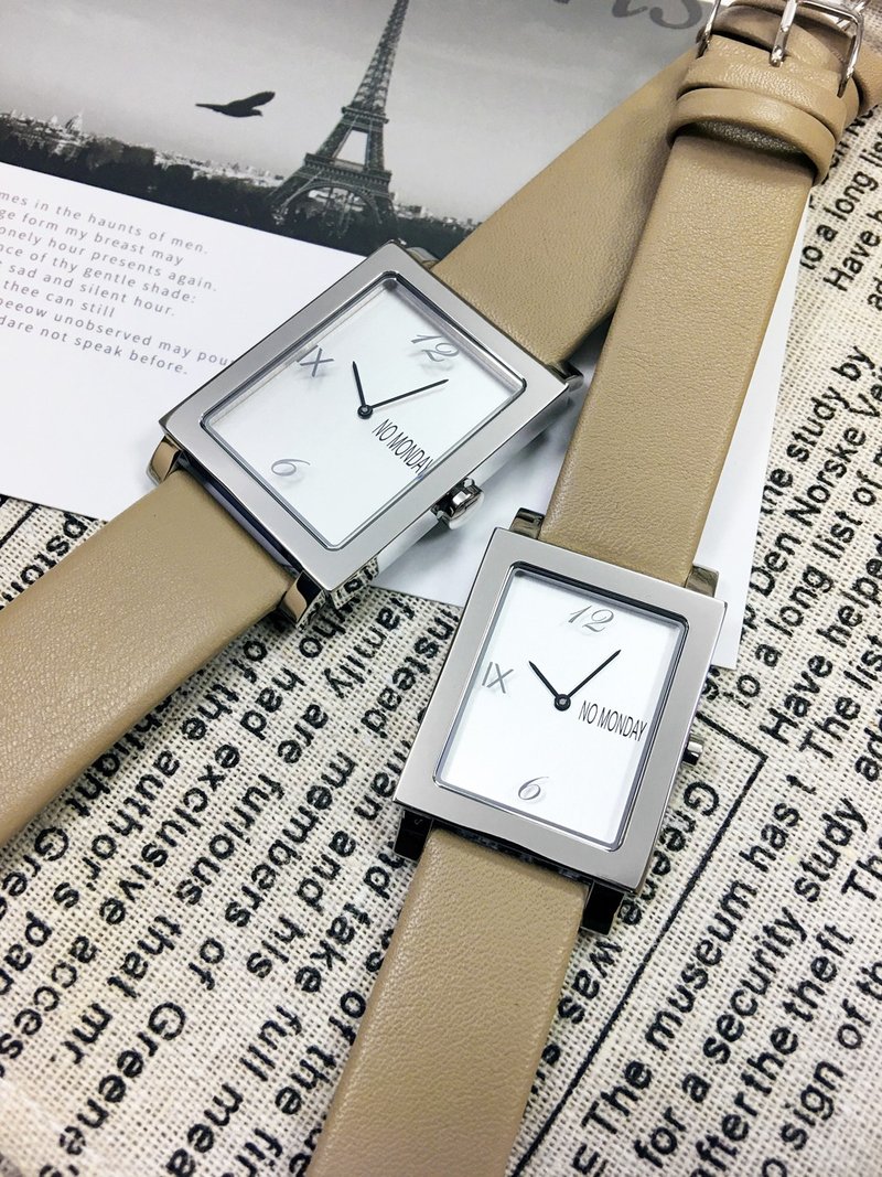 ATAES (对表系列)46182/56182/气质棕 - 对表/情侣表 - 真皮 卡其色