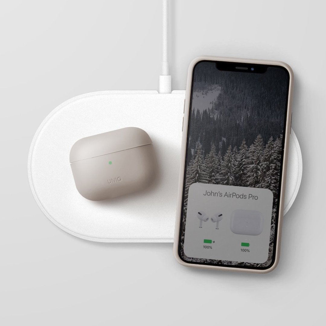 AirPods Pro Lino液态硅胶蓝牙耳机保护套-米色 - 手机配件 - 硅胶 卡其色