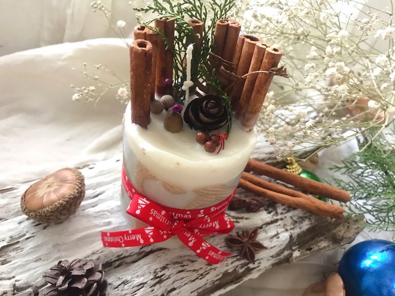 The Cinnamon Peeler肉桂舞娘-香药草精油大豆蜡烛 - 蜡烛/烛台 - 蜡 白色