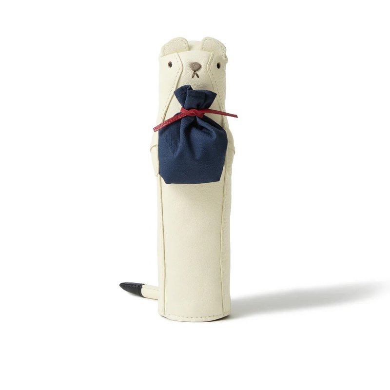 白鼬 铅笔盒(期间限定 售完为止) - 铅笔盒/笔袋 - 真皮 白色